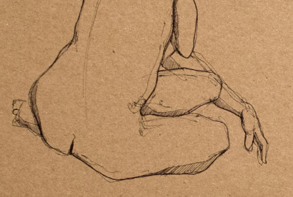 Bianca Faltermeyer Pencil Nude Drawing Akt05